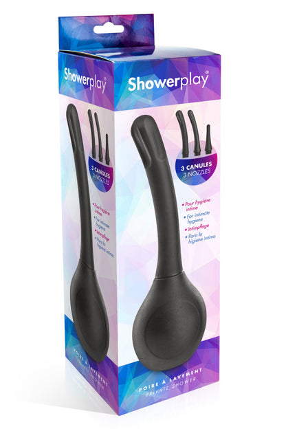 Poire à lavement 350 ml, avec 3 canules - Showerplay