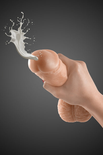 Cum Kane, gode ventouse éjaculateur 21,5 cm - Real Body