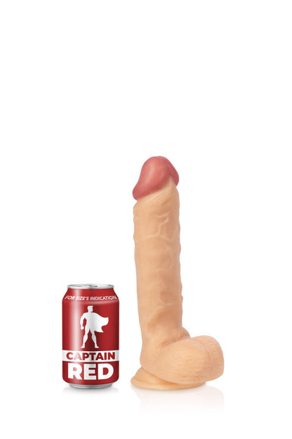 Gode réaliste à ventouse The Intense, chair - Captain Red