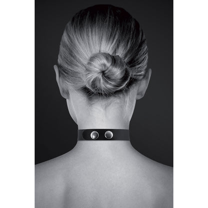 Collier en simili cuir et strass Sexy - Bijoux pour toi