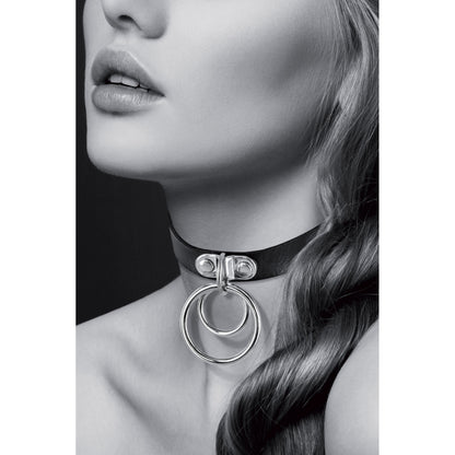 Collier ras de cou avec double anneau - Bijoux pour Toi