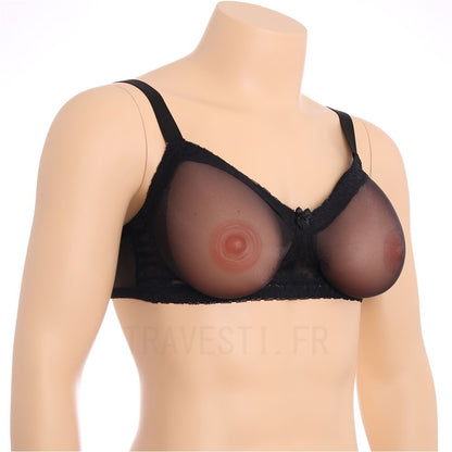 Faux seins en silicone, goutte d'eau