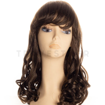 Perruque Catherine, châtain - Sepia