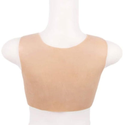 Poitrine à col rond, bonnet C, très clair marque CrossGearX de dos, remplissage coton ou silicone