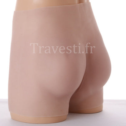 Vagin réaliste en silicone, forme shorty, fessier rebondi, équipé de cathéters et disponible en trois coloris, teint clair