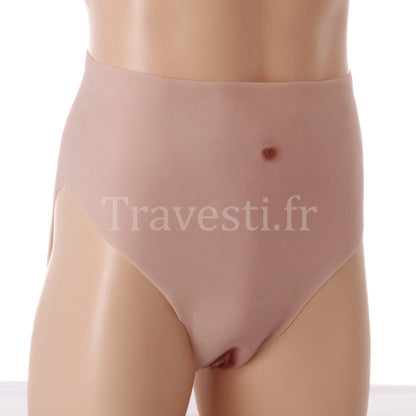 Vagin réaliste en silicone, forme culotte, équipé de cathéters, disponible en trois coloris, très clair