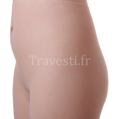 Vagin réaliste en silicone, forme pantacourt, fessier rembourré de silicone, équipé de cathéters, disponible en trois coloris, teint clair