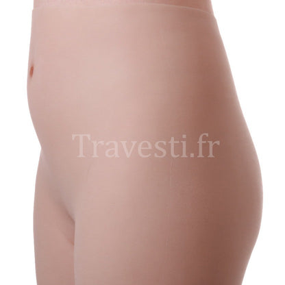 Vagin réaliste en silicone, forme pantacourt, fessier rembourré de silicone, équipé de cathéters, disponible en trois coloris, hâle léger