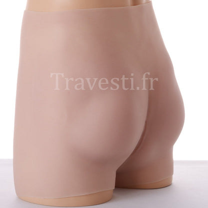 Vagin réaliste en silicone, forme shorty, équipé de cathéters et disponible en trois coloris, très clair