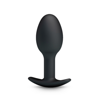 Plug anal avec bille oscillante, noir - Pretty Love