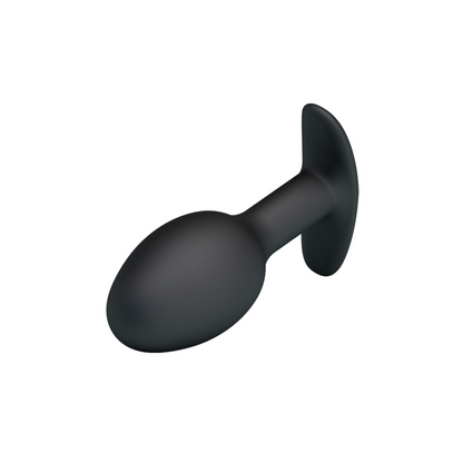 Plug anal avec bille oscillante, noir - Pretty Love