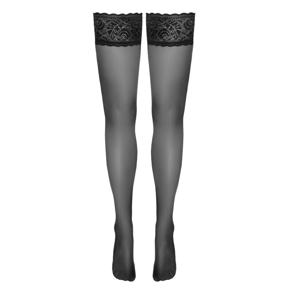Bas autofixants 20 deniers, noir - Cottelli Legwear