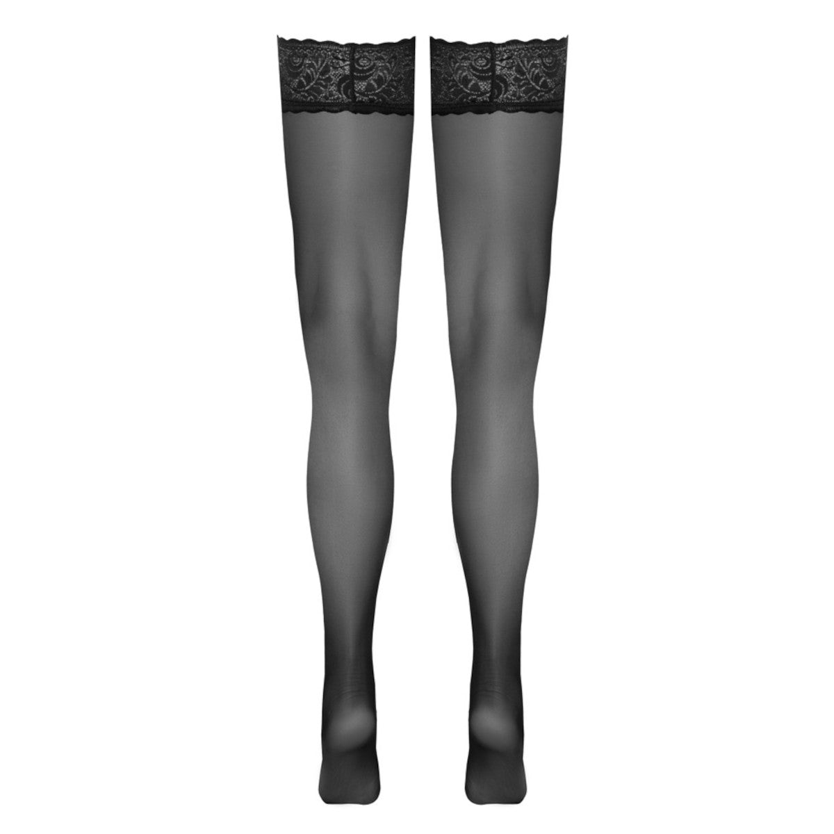 Bas autofixants 20 deniers, noir - Cottelli Legwear